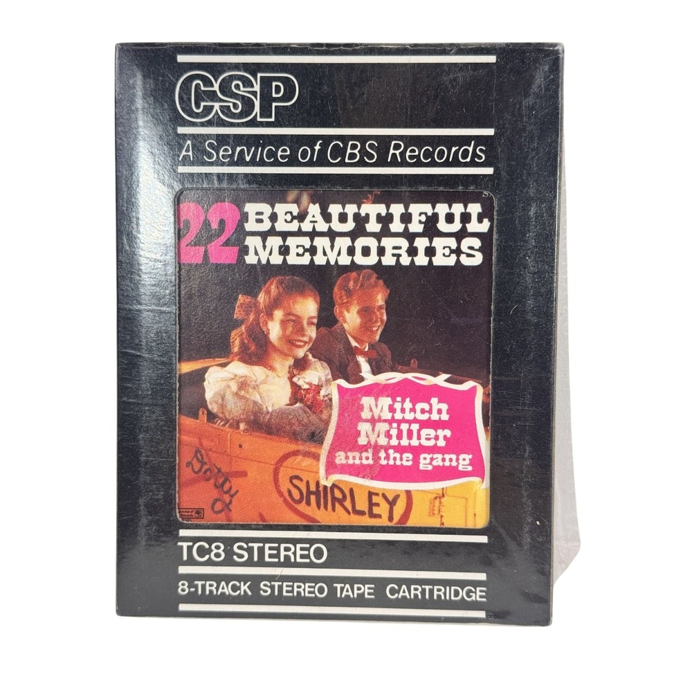 Mitch Miller & The Gang 22 Beautiful Memories 8-Track Tape CBS Records Sealed
